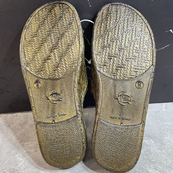 Pali Hawaii Unisex Slides Brown Size 8m - Picture 7 of 8